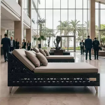 Аренда Лежак шезлонг плетеный Experience в отеле Radisson Lazurnaya — ART SPACE