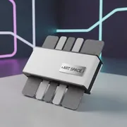 Аренда Стиратель магнитный Magnetoplan с фетровыми полосками для белых досок в ресторане «Паруса» — ART SPACE