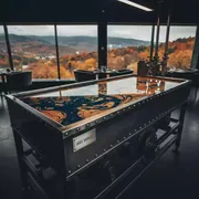 Аренда Эбру водная анимация в ресторане «Баран-Рапан» — ART SPACE