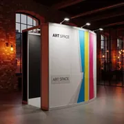 Аренда Поп ап стенды в ресторане «Sanremo» — ART SPACE