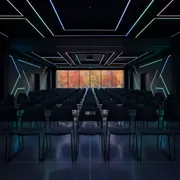 Аренда Стул ИЗО сидение пластик черный каркас в Bridge Resort — ART SPACE