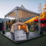 Аренда Комплекс спортивно игровой Можга красная звезда СГ2 тент с качелями в Поляна 1389 Отель и Спа — ART SPACE