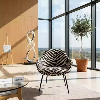 Аренда Кресло с обивкой Zebra Pop на вилле «Анна» — ART SPACE