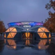 Аренда Шатер гексагональный 200 м² два купола в ледовом дворце «Большой» — ART SPACE