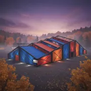 Аренда Шатер каскадный Cascade Triada в Novotel Resort — ART SPACE