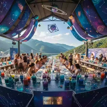 Аренда Космос в банке мастер класс в Skypark Sochi — ART SPACE