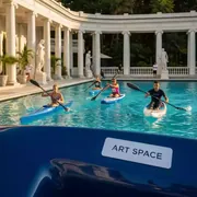 Аренда Тимбилдинг "Водные гонки" в санатории «Заполярье» — ART SPACE