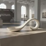 Аренда Ложка для комплимента Chan Wave Classic Ivory белая в конгресс-холле отеля Жемчужина — ART SPACE