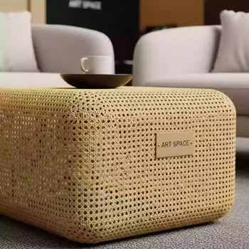 Аренда Столик кофейный из искусственного ротанга Форио соломенный в Radisson Blu Resort & Congress Centre — ART SPACE