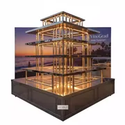 Аренда Фуршетная система Level 9 серебро комплект в пляжном комплексе VinoGrad — ART SPACE