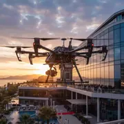 Аренда Октокоптер ARA PRO QM8 для видеомониторинга и тепловизионной съемки в Radisson Blu Resort & Congress Centre — ART SPACE