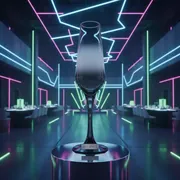 Аренда Бокал дымчатый флюте Эванс в отеле «Звездный» — ART SPACE
