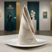 Аренда Салфетка банкетная Мрамор шампань в ресторане «Магадан» — ART SPACE