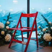 Аренда Стул складной Торни красный в Karat Resort — ART SPACE