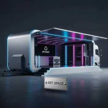 Аренда Сцена мобильная с крышей 6х4 м в Omega Sirius — ART SPACE