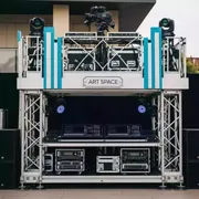 Аренда Вышки FOH Layher с двумя уровнями 6х4 м в Delta Sirius — ART SPACE