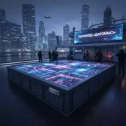 Аренда Пол интерактивный InterTouch 4 1 полный комплект вентилируемый короб 4 м на теплоходе «Дагомыс» — ART SPACE