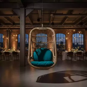 Аренда Кресло подвесное плетеное Weave в Mövenpick Hotel — ART SPACE