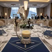 Аренда Пармезанница ProHotel стеклянная с металлической подставкой и ложкой 200 мл в Radisson Hotel Rosa Khutor — ART SPACE