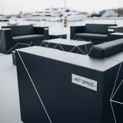 Аренда Лаунж зона Premium Elegante карбон темно серый Сочи — ART SPACE