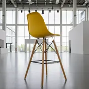 Аренда Стул барный желтый Eames DSW ECO в Университете «Сириус» — ART SPACE