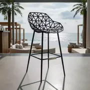 Аренда Стул барный Chair One металлический черный в пляжном клубе Del Mar — ART SPACE