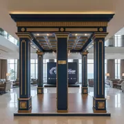 Аренда Стенд объемный брус 2,4х2,4 м в Imeretinskiy Hotel — ART SPACE