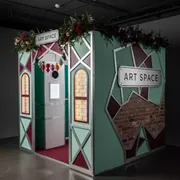 Аренда Фотозоны New Year Mint в ресторане «Баран-Рапан» — ART SPACE