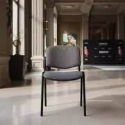 Аренда Стул Iso серая черная ткань в Panorama by Mercure — ART SPACE