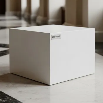 Аренда Стол журнальный Cube White 60х60 в Radisson Collection Paradise — ART SPACE