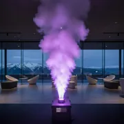Аренда Дым машина с LED подсветкой ADJ Fog Fury Jett Pro на площадке Rosa Peak (2320м) — ART SPACE
