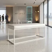 Аренда белой банкетки Сочи в зале Чайка — ART SPACE