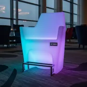 Аренда Стул коктейльный LED с подножкой в Courtyard by Marriott Sochi — ART SPACE