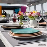 Аренда Блюдо прямоугольное фигурное Regina 310х210 мм на теплоходе «Дагомыс» — ART SPACE