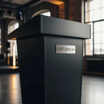 Аренда Трибуна черная для спикера в Stella di Mosca — ART SPACE