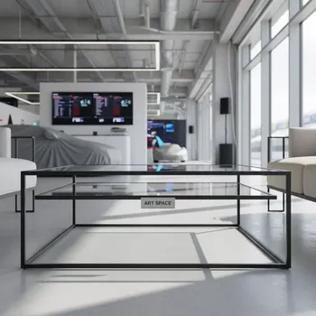 Аренда Стол стеклянный 80х50х50 на Сочи Автодроме — ART SPACE