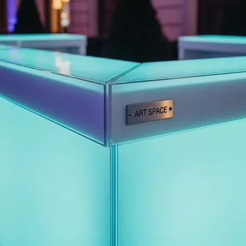 Аренда Стойка пластиковая барная Frozen Desk в Гранд Отель Поляна — ART SPACE