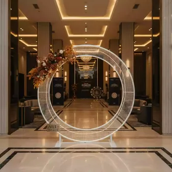Аренда Каркас круглый белый из сетки в Karat Resort — ART SPACE