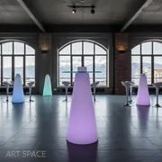 Столы коктейльные КОНУС светящиеся LED RGBW подсветка. П