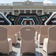 Аренда Чехол 02 спандекс бежевый в санатории «Металлург» — ART SPACE