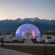 Аренда Шатер сферический купол 14 в этно-парке «Моя Россия» — ART SPACE