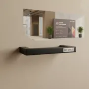 Аренда Ручка скоба мебельная Capri C 128 мм черная матовая в City Park Hotel Sochi — ART SPACE