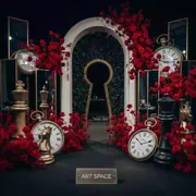 Аренда Декорации в стиле Алиса в Стране чудес в Маринс Парк Отеле — ART SPACE