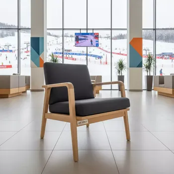 Аренда Кресло с черной подушкой в Radisson Blu Resort & Congress Centre — ART SPACE