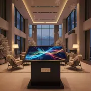 Аренда Стол стойка интерактивная 43 дюйма UHD в отеле Hyatt Regency Sochi — ART SPACE