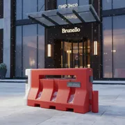Аренда Блок дорожный водоналивной 1200x800x500 мм в ресторане «Brunello» — ART SPACE