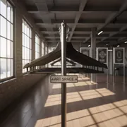 Аренда Плечики вешалки пластиковые черные на теплоходе «Дагомыс» — ART SPACE