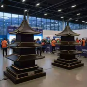 Аренда Пагода черная 5х10 в Radisson Blu Resort & Congress Centre — ART SPACE