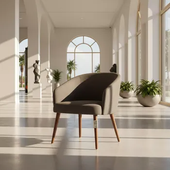 Аренда Полукресло Ostin велюр Nubuk 57 бук светлый орех в Imeretinskiy Hotel — ART SPACE