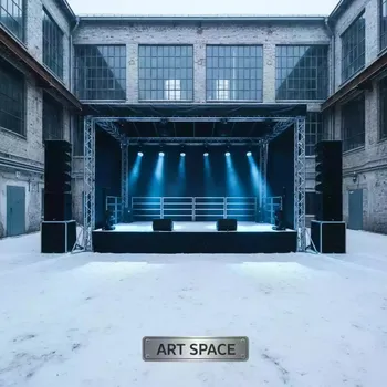 Аренда Сцена 4х3 м Europodium в лофте «Студия 21» — ART SPACE